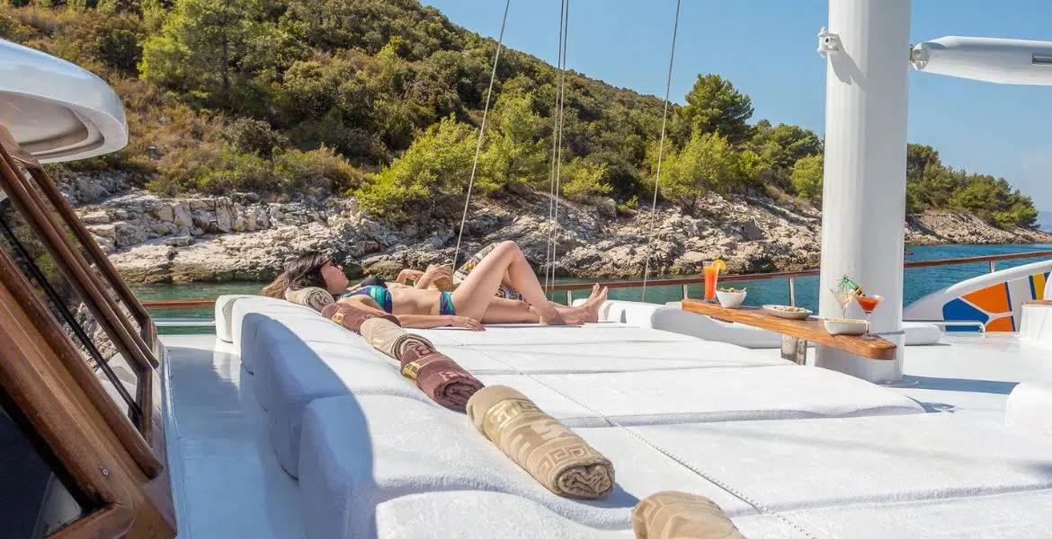 Gulet Allure Sunbathing Deck