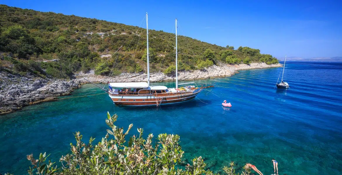 Gulet Allure at Anchor