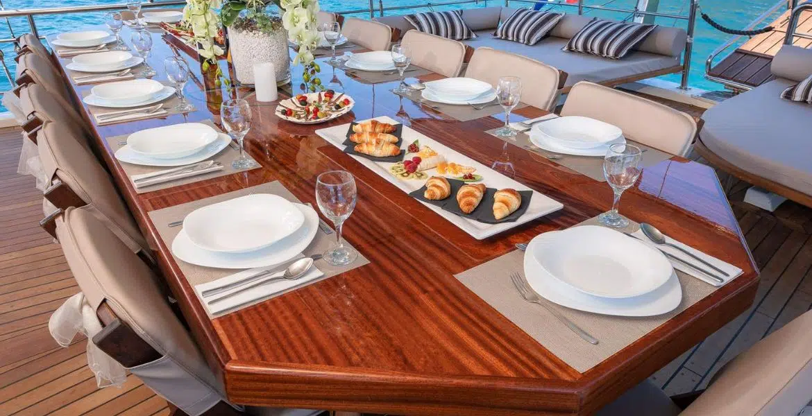 Gulet Nautilus Outdoor Dining