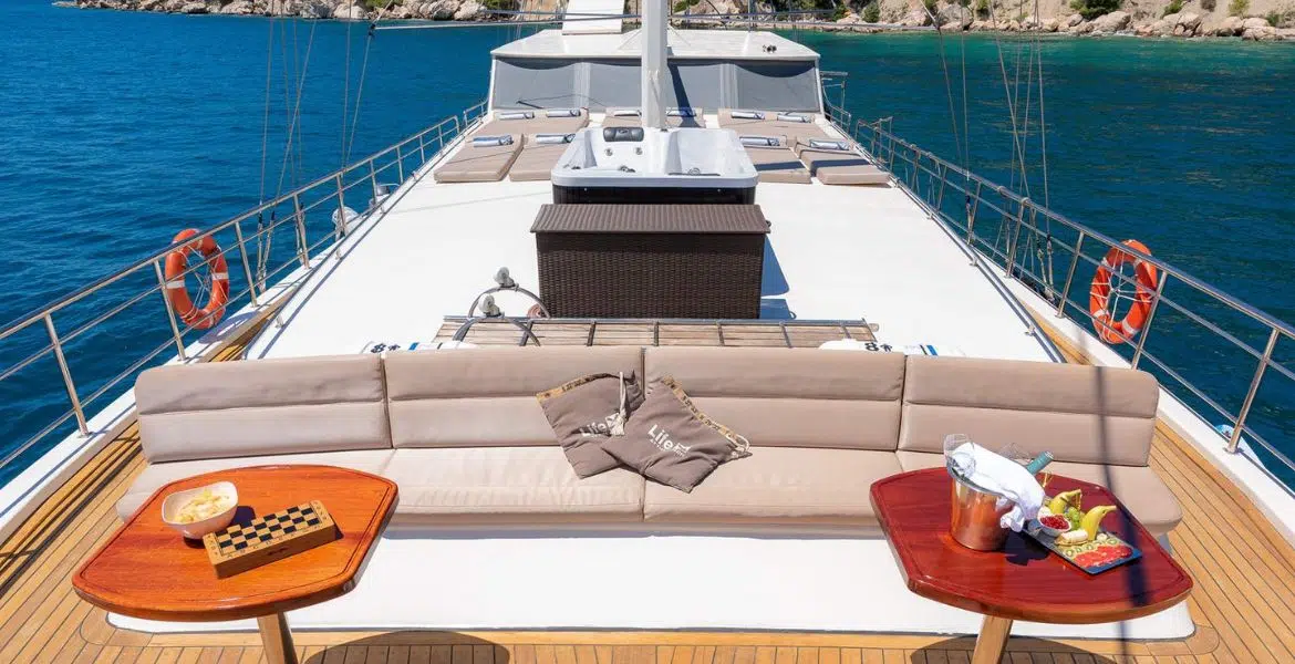 Gulet Nautilus Outdoor Seating area