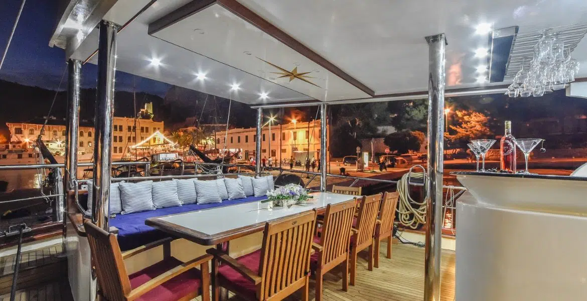 Gulet Saint Luca Outside Seating
