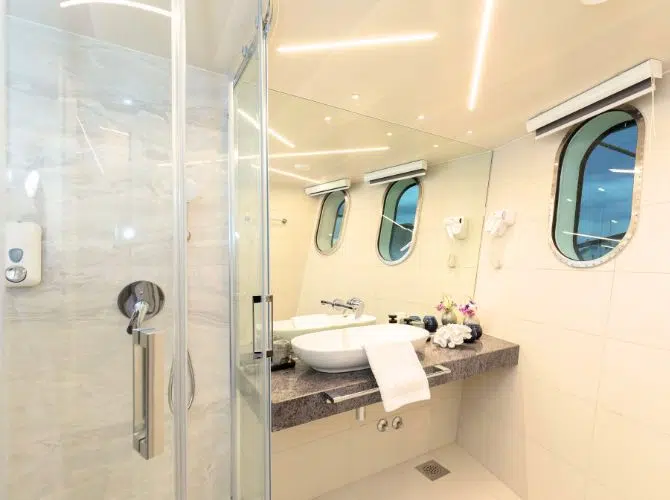 MS Phoenix Lower Deck Cabin Bathroom