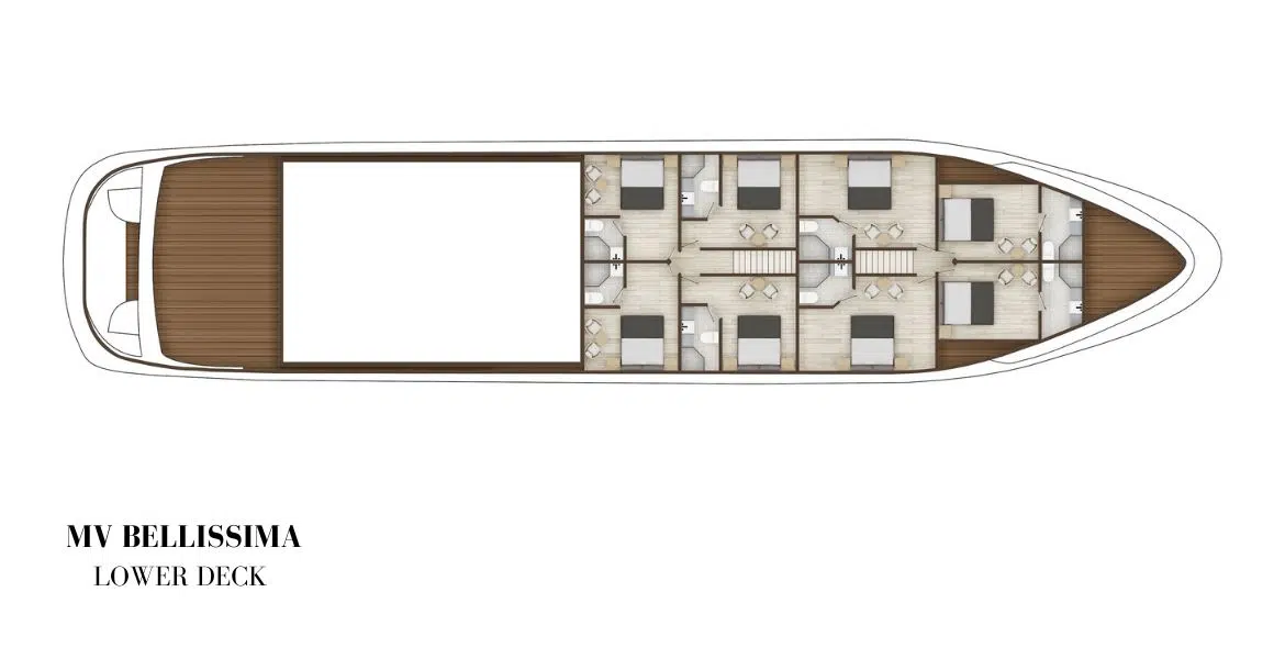 MV BELLISSIMA LOWER DECK