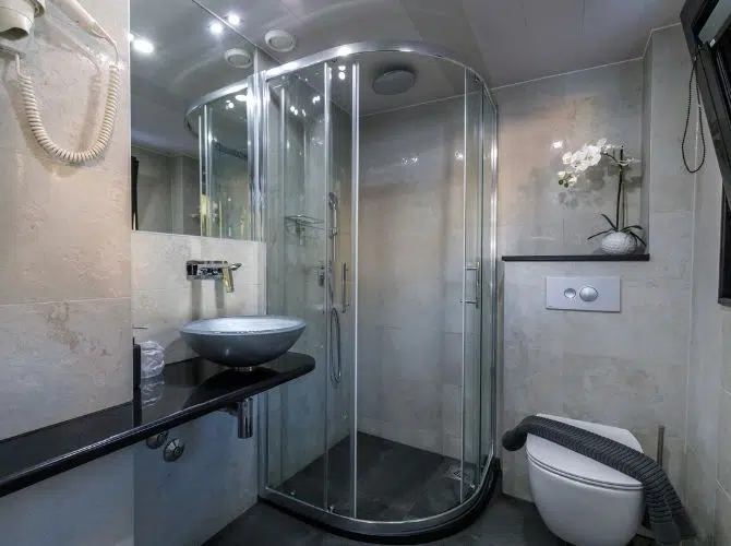 My Wish VIP Balcony Cabin Bathroom