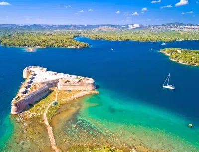Sibenik Bay & Saint Nikola Fortress, Croatia