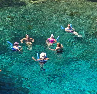 Swim stop on a Croatia cruise